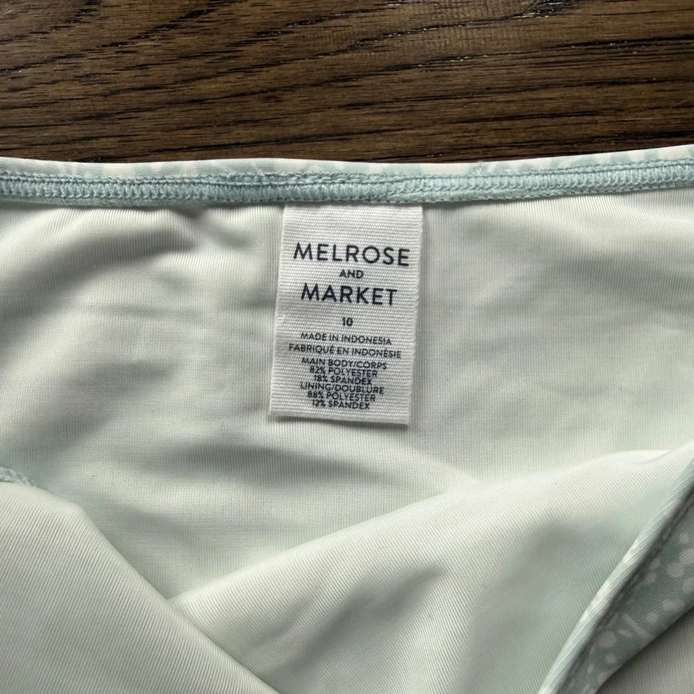 NWT Nordstrom Bikini‎ Bottom Lot 2 Melrose and Market T&B Floral Tie Dye Size 10